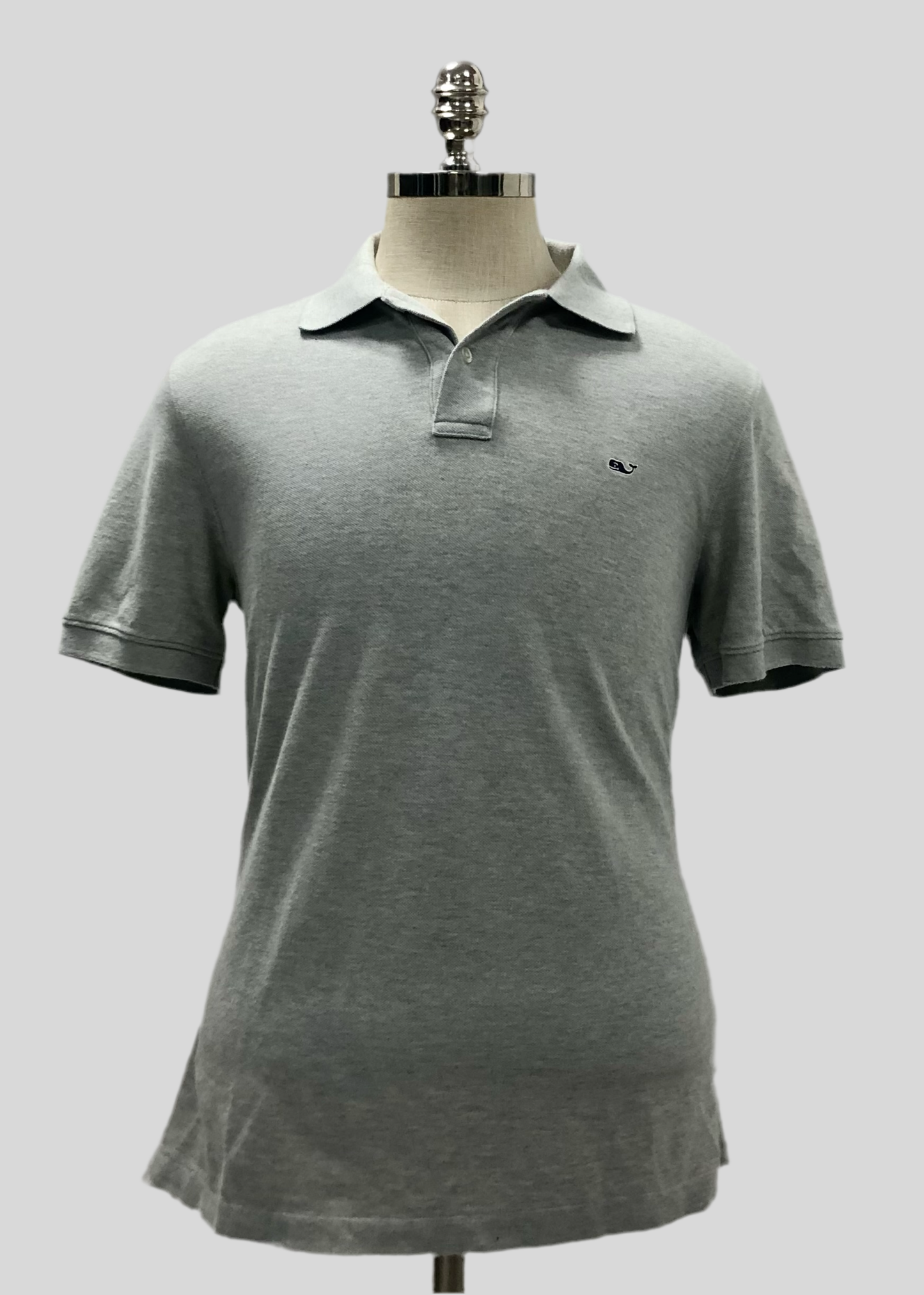 Camiseta Polo Vineyard Vines 🐳 color gris claro Talla M Entalle Slim Fit