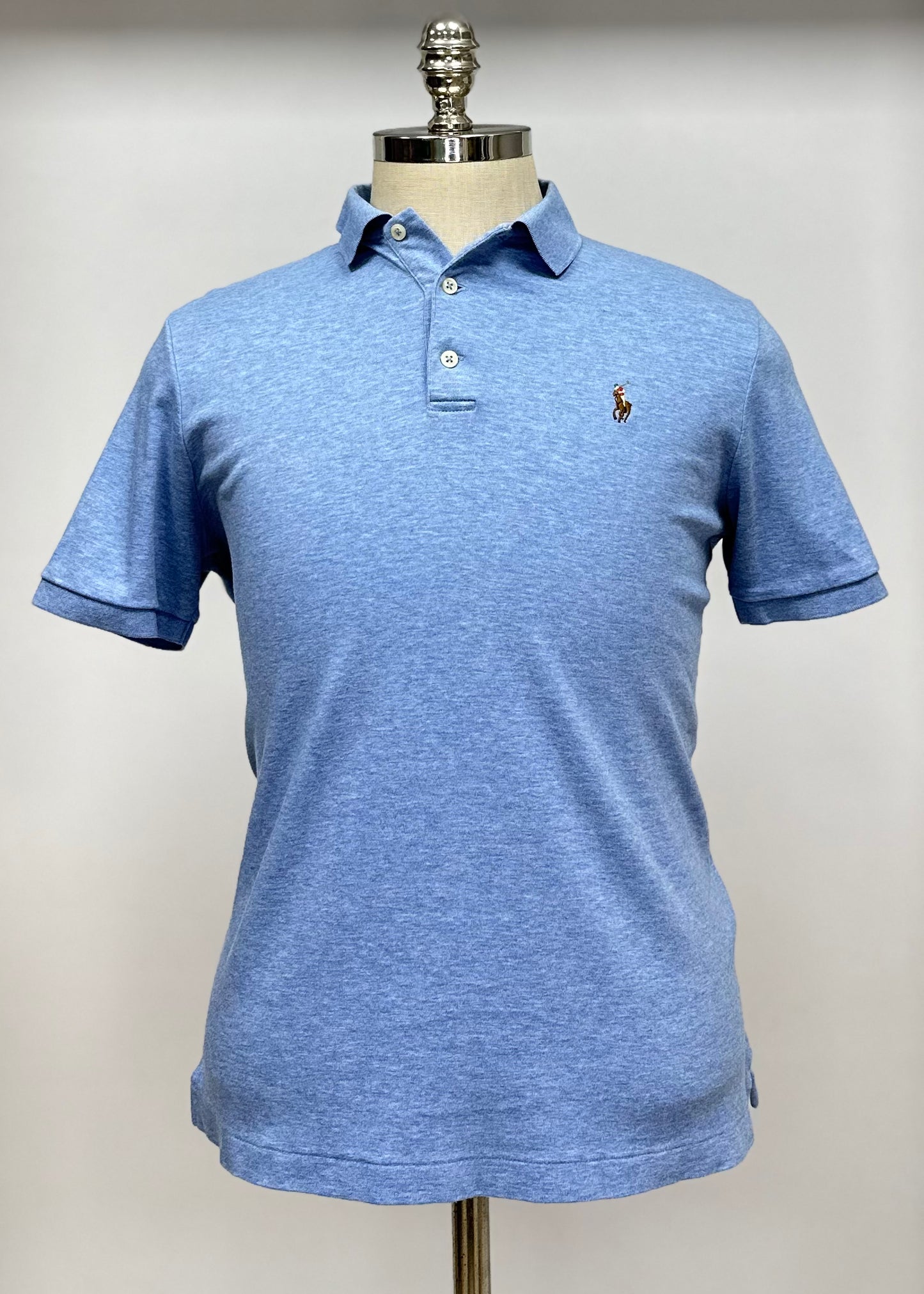 Camiseta Polo Ralph Lauren 🏇🏼 color Celeste Talla S Entalle Regular