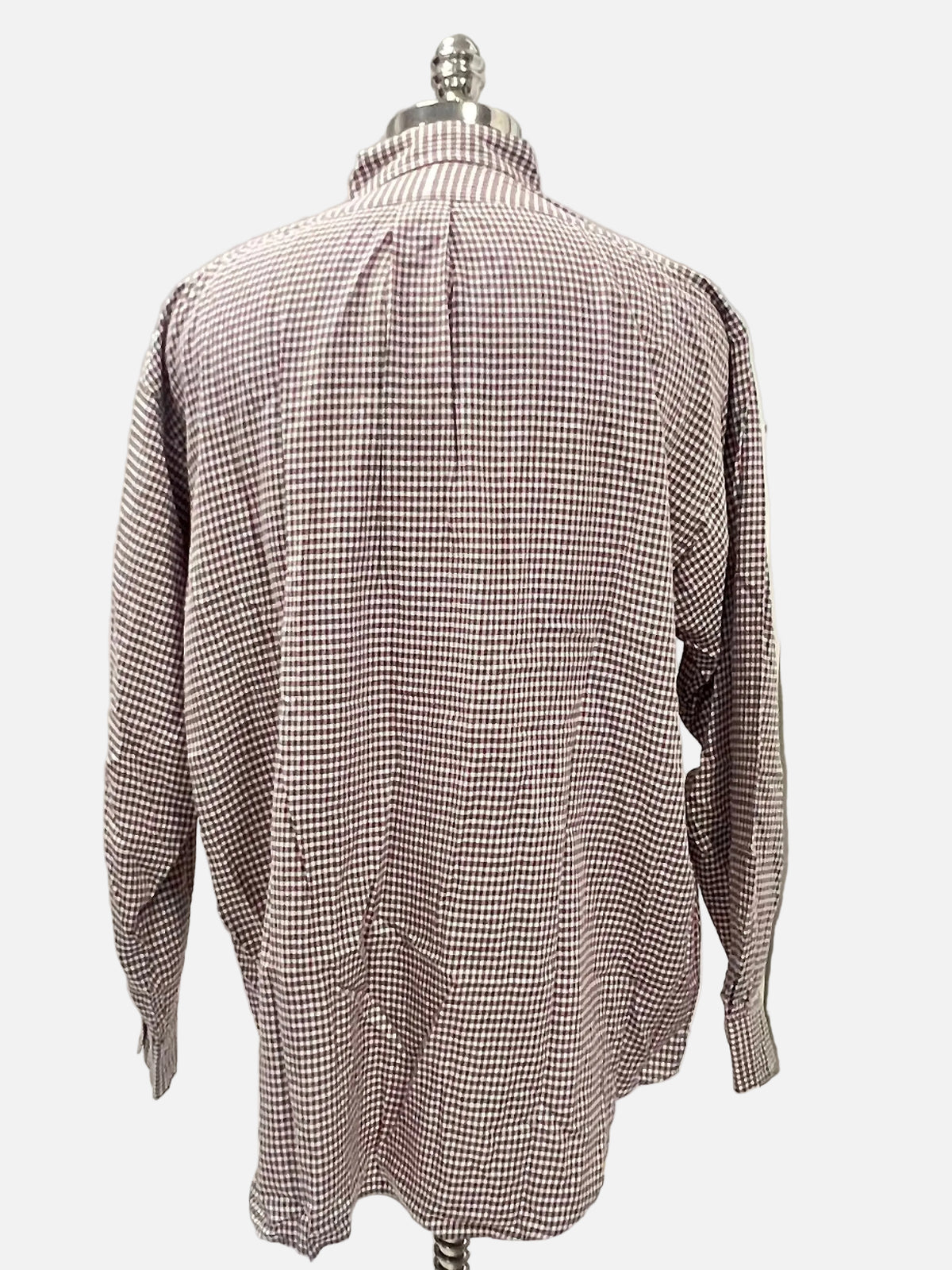 Camisa de botones Polo Ralph Lauren 🏇🏼 con cuadros en color verde oscuro, rojo y blanco Talla XL Entalle Regular