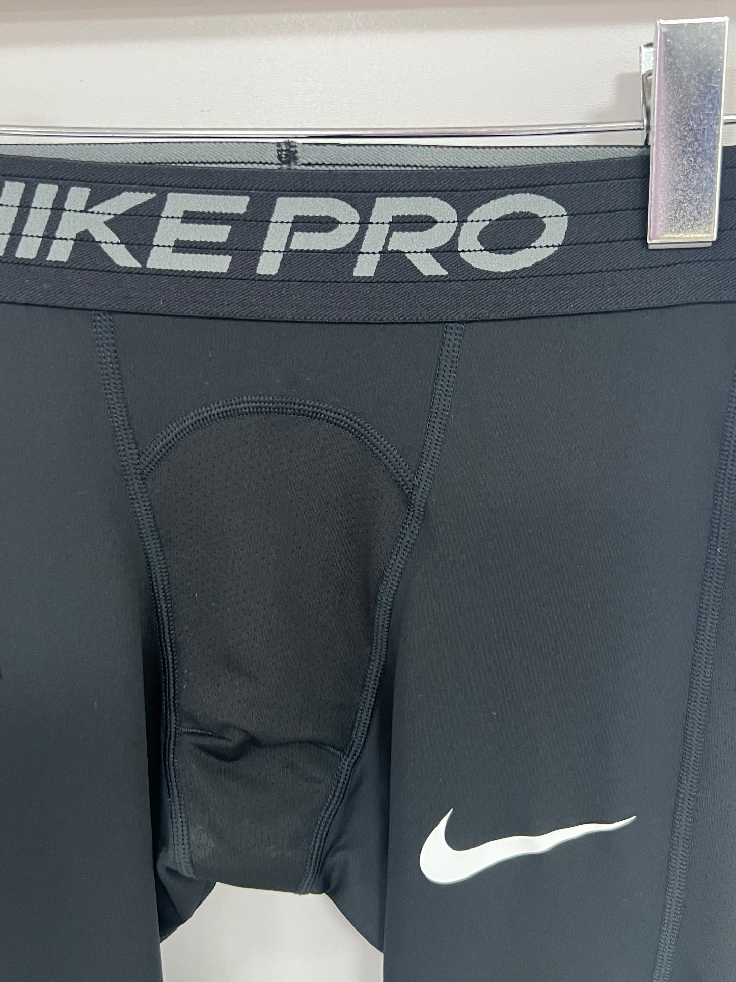 Malla de entrenamiento licra Nike ✔️ Pro Dri-FIT de 3/4 de largo para hombre en Color negro cintura negro Talla S