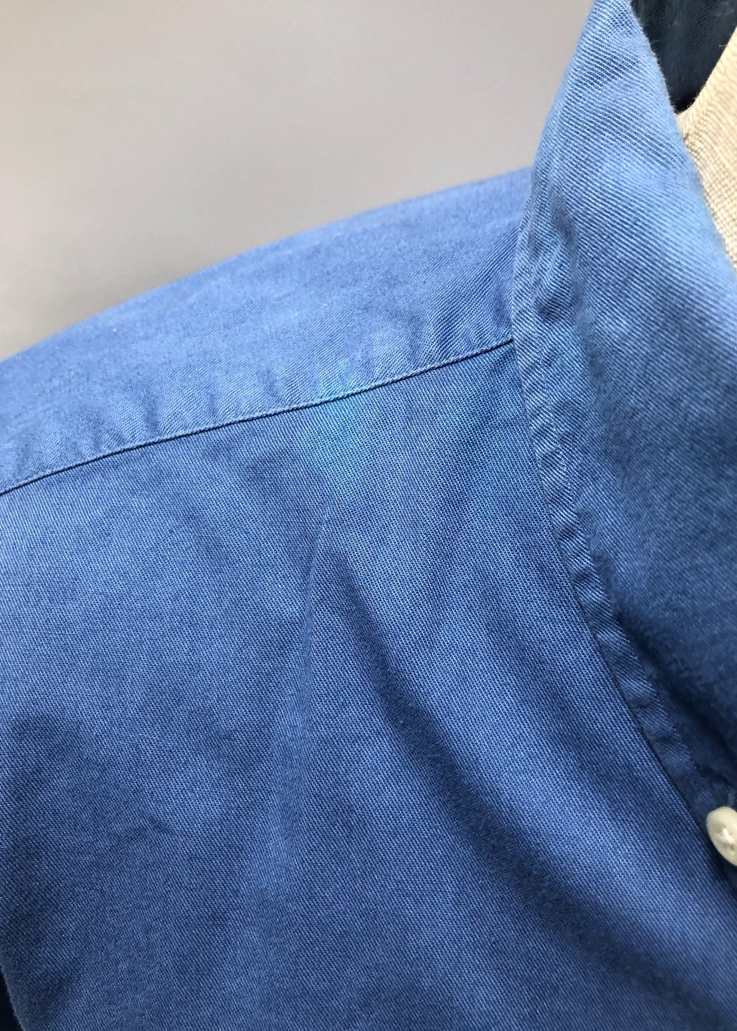 Camisa de botones Polo Ralph Lauren 🏇🏼  en color azul Talla XL Entalle Regular (ver descripción)
