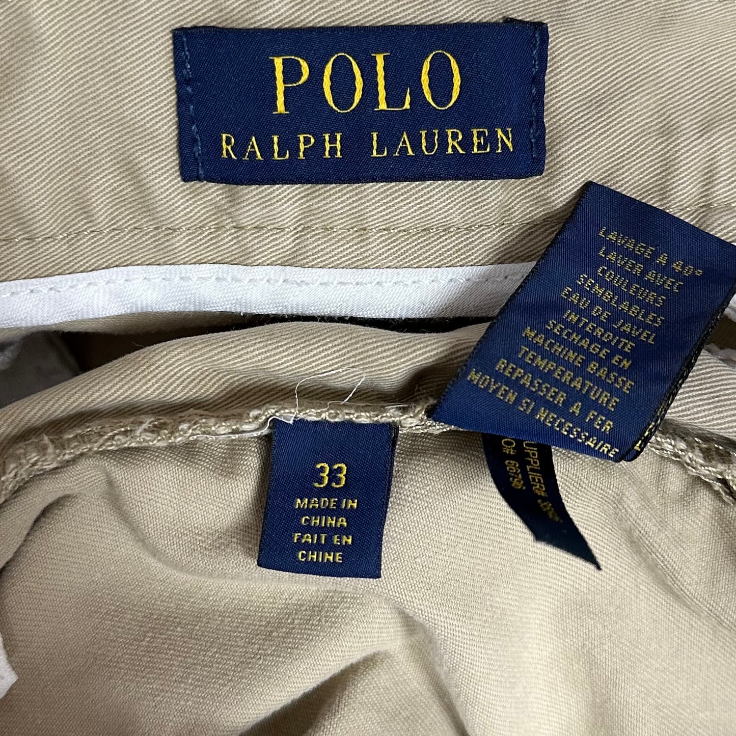 Short Casual Polo Ralph Lauren🏇 color Kaki talla 33