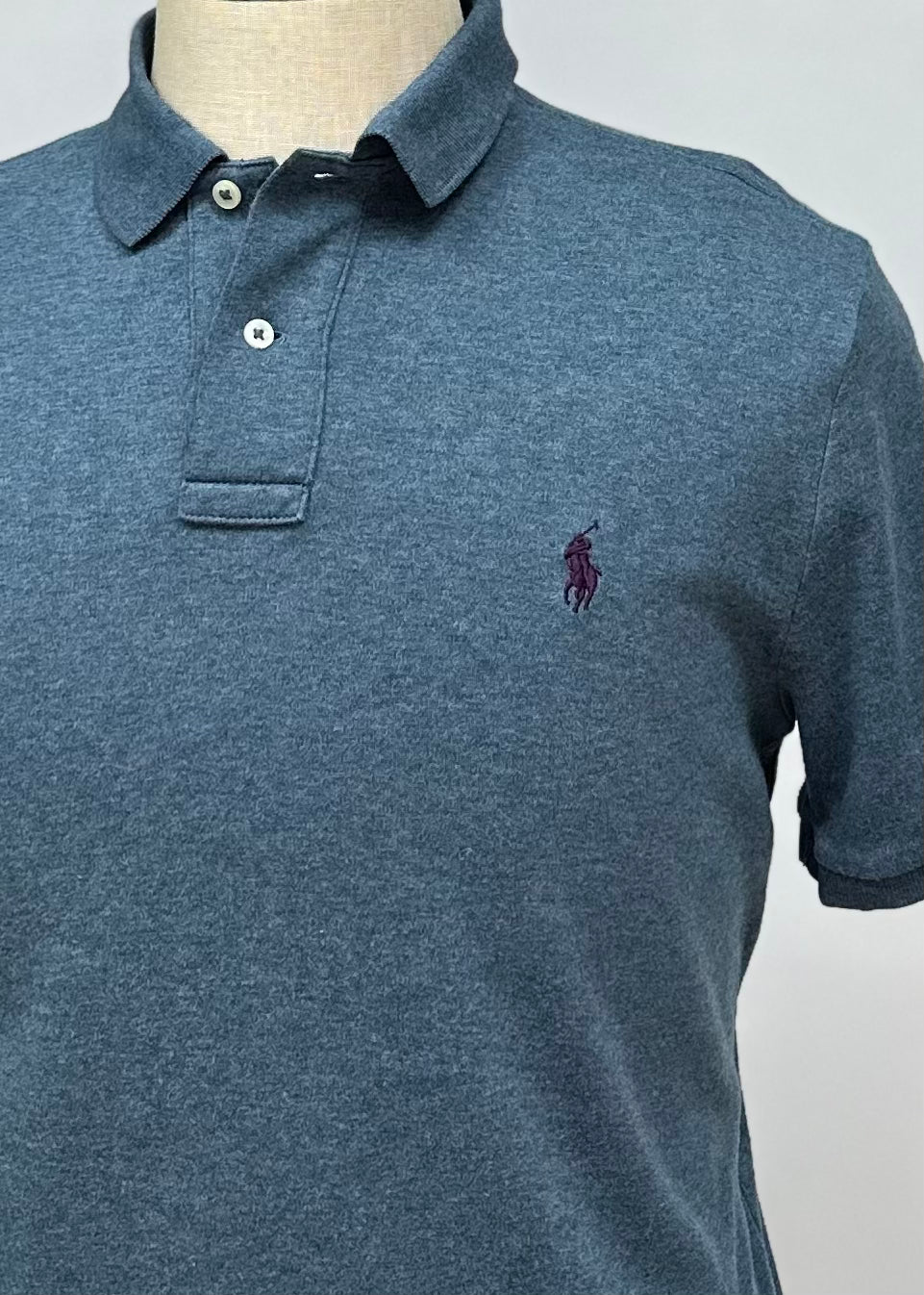 Camiseta Polo Ralph Lauren 🏇🏼 color azul grisáceo Talla M Entalle Regular