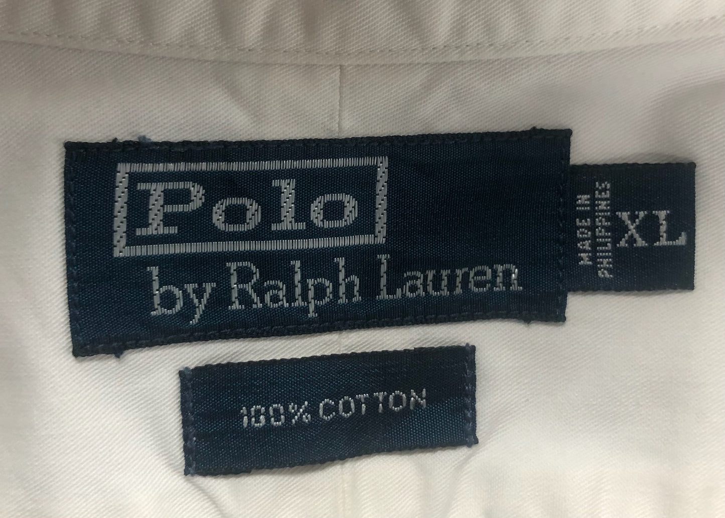 Camisa de botones Polo Ralph Lauren 🏇🏼 Color blanco con Diseño Cargo Talla XL Entalle Regular (ver descripción)
