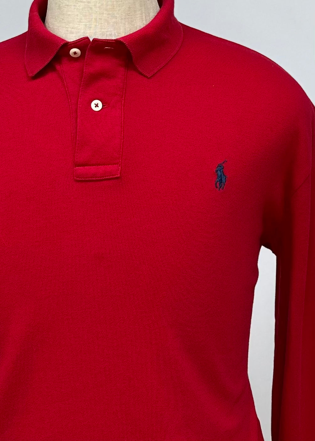 Camiseta Polo Ralph Lauren 🏇🏼 color rojo Talla M Entalle Regular (ver descripción)