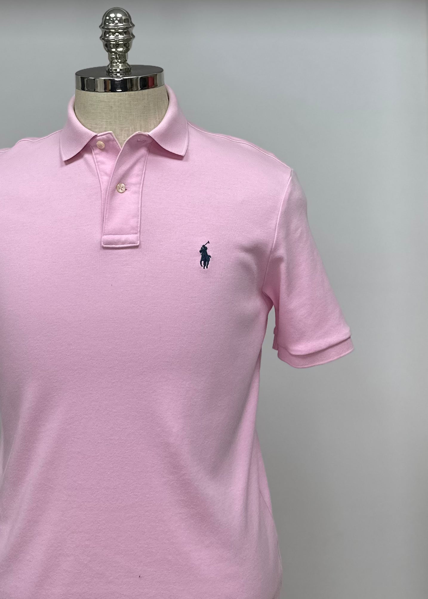 Camiseta Polo Ralph Lauren 🏇🏼color rosado claro Talla S Entalle Regular