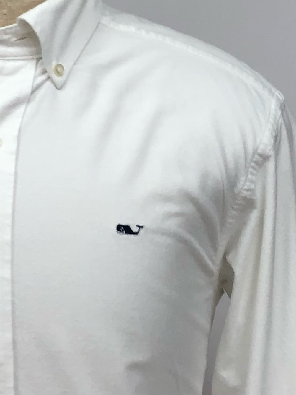 Camisa de botones Vineyard Vines 🐳  Color blanco Talla M Entalle Regular