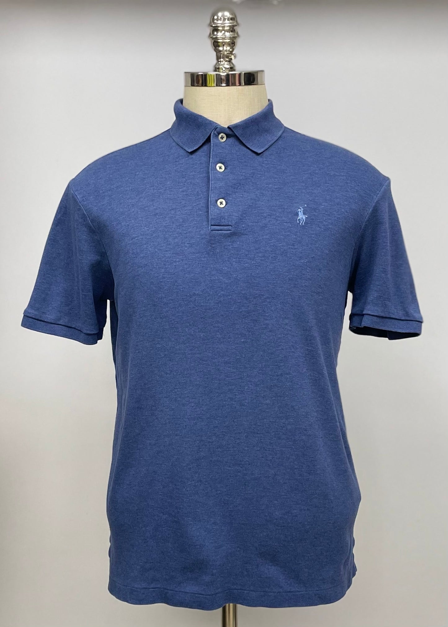 Camiseta Polo Ralph Lauren 🏇🏼 color azul grisáceo Talla M Entalle Clásico