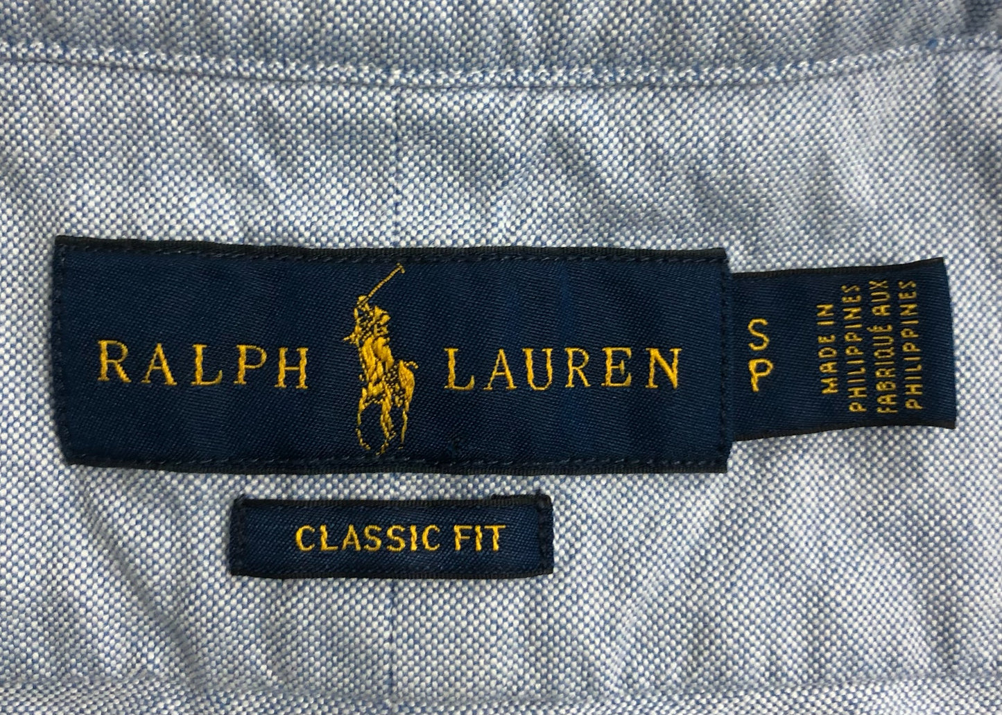 Camisa de botones en color celeste Oxford Polo Ralph Lauren 🏇🏼 Talla S Entalle Regular (ver descripción)