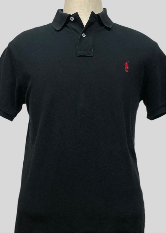 Camiseta Polo Ralph Lauren 🏇🏼 color negro Talla L Entalle Custom Fit