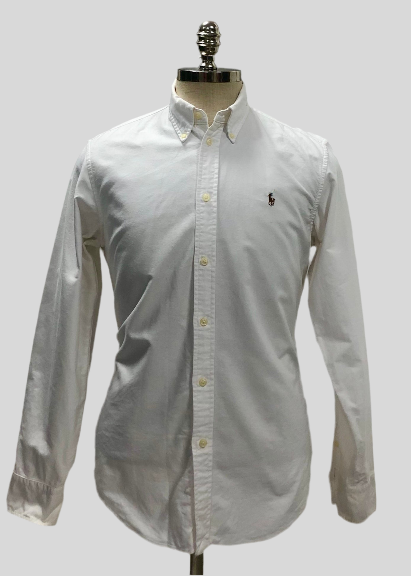 Camisa de niño Polo Ralph Lauren 🏇🏼 Oxford en color blanco Talla L Entalle Clásico