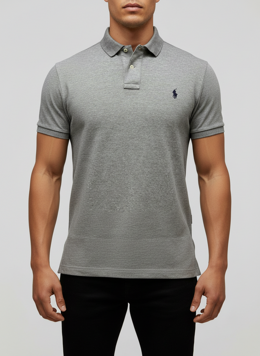 Camiseta Polo Ralph Lauren 🏇🏼color gris claro Talla L Entalle Regular