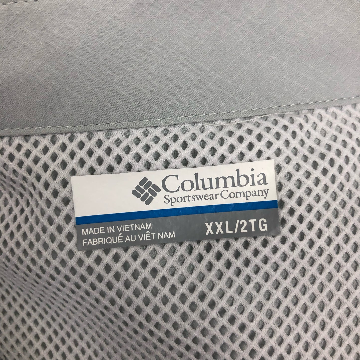 Camisa Columbia 🔹color gris claro con Omni Shade Manga corta Talla XXL