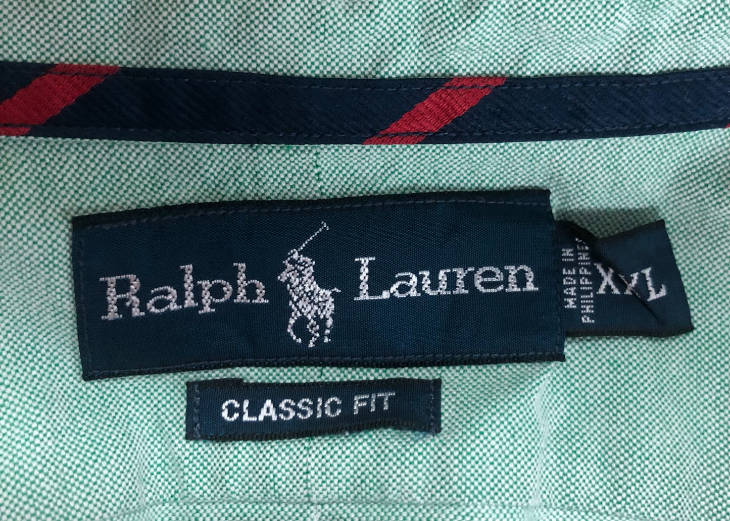 Camisa de botones Polo Ralph Lauren 🏇🏼 Oxford en color verde menta Talla XXL Entalle Clásico (ver descripción)