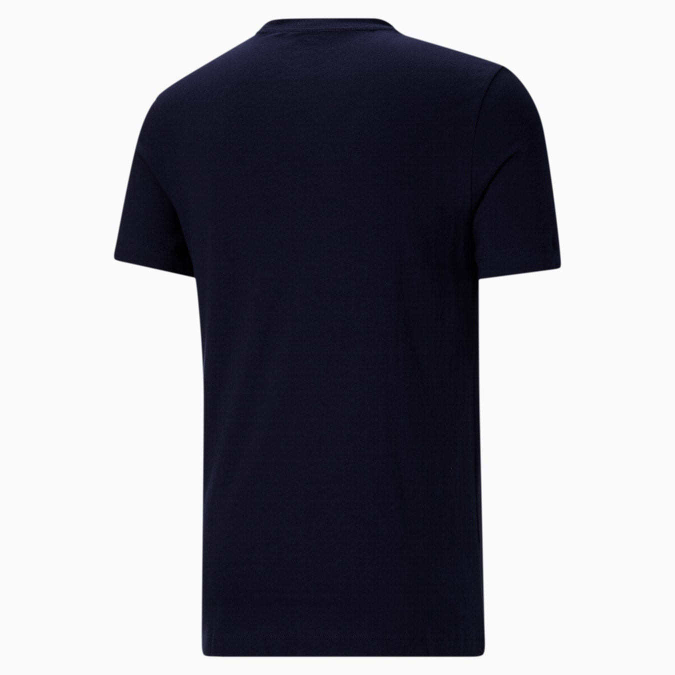 Camiseta cuello redondo Puma 🐆 color azul navy con el logo Puma Head en blanco Talla L