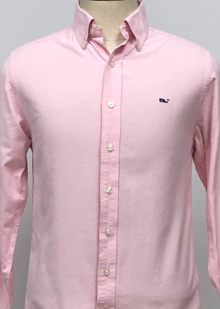 Camisa de botones Vineyard Vines 🐳  Color rosado claro Talla S Entalle Slim Fit