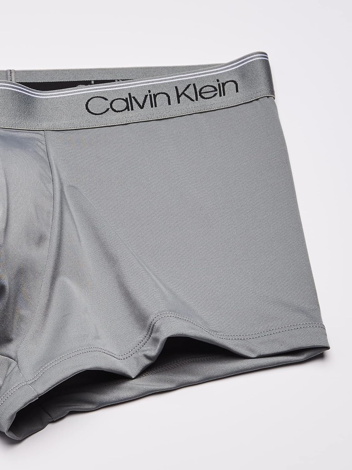 Paquete de 3 Calzoncillos tipo Boxer Calvin Klein de Microfibra Stretch en rojo, gris y negro - Tela ligera en Talla XXL