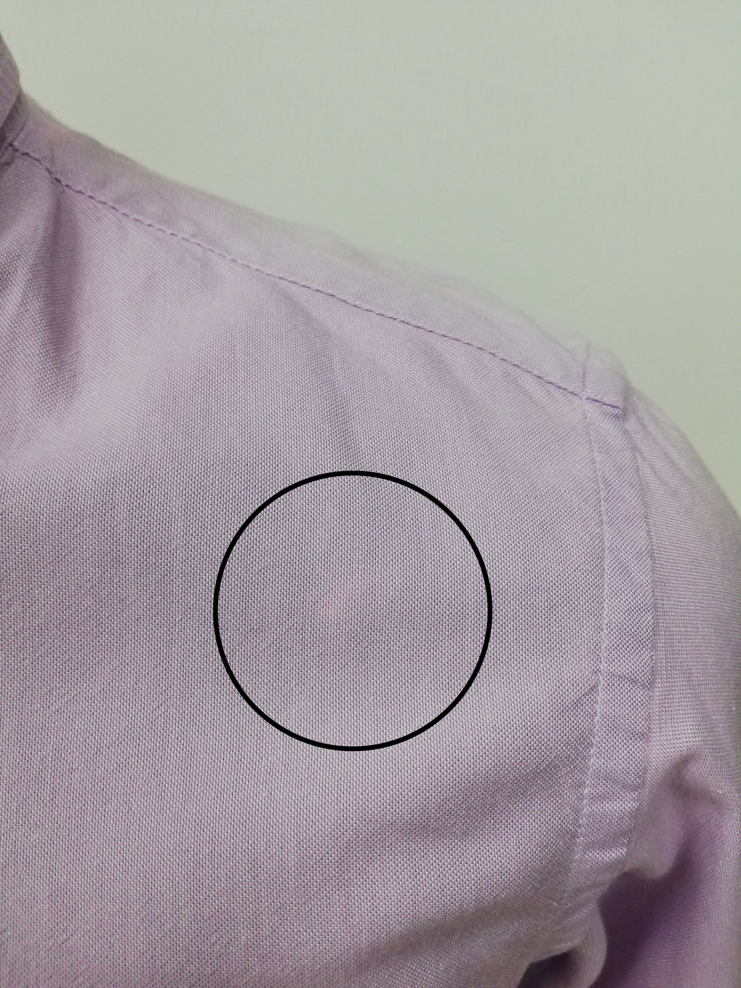 Camisa de botones Carolina Herrera color lila Talla M Entalle Regular (ver descripción)