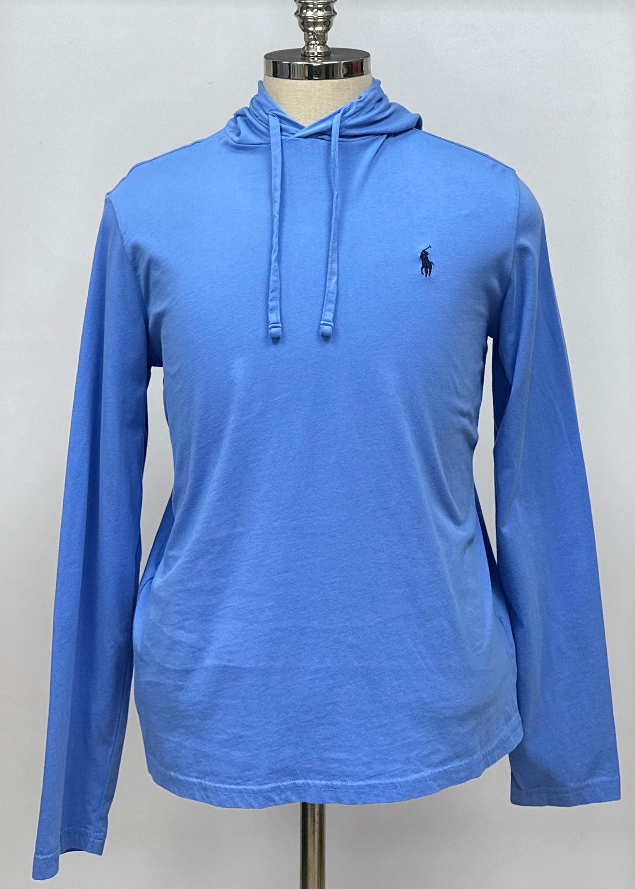 Sueter Jersey con capucha Polo Ralph Lauren 🏇🏼 color celeste Talla M