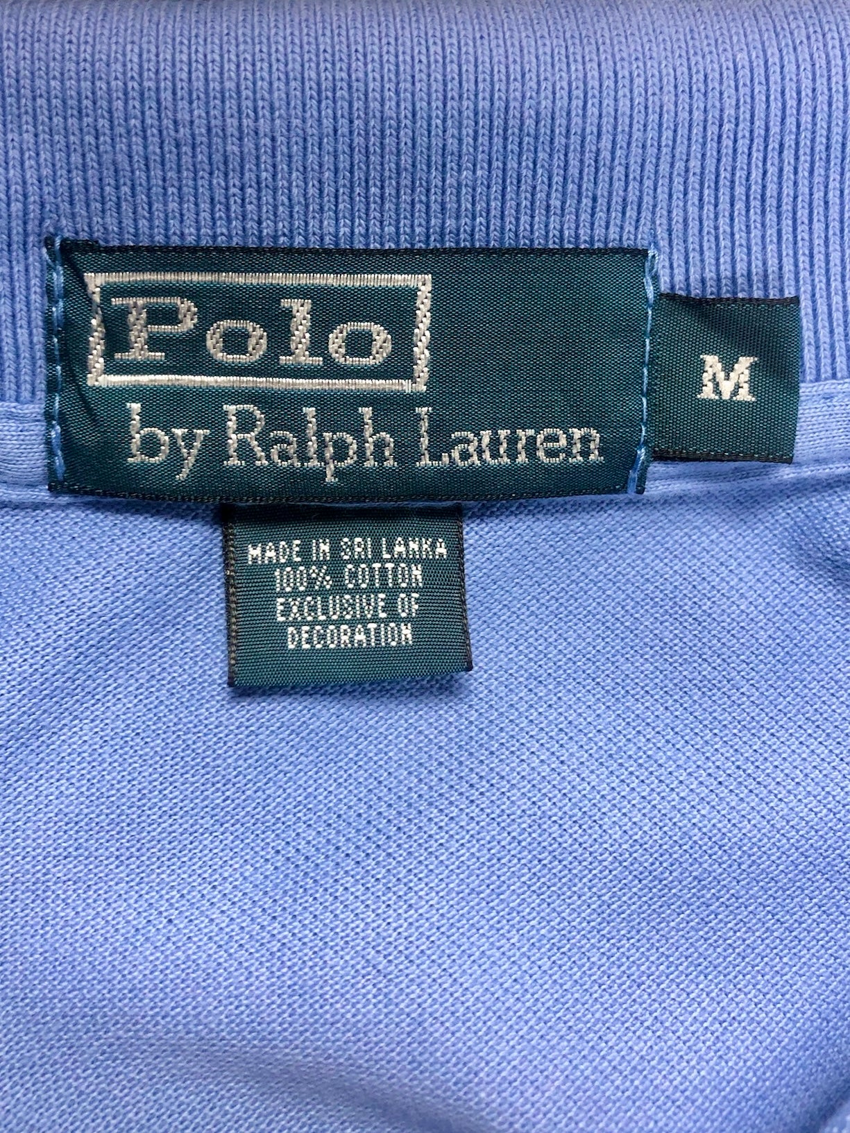 Camiseta Polo Ralph Lauren 🏇🏼color azul claro Talla M Entalle Regular