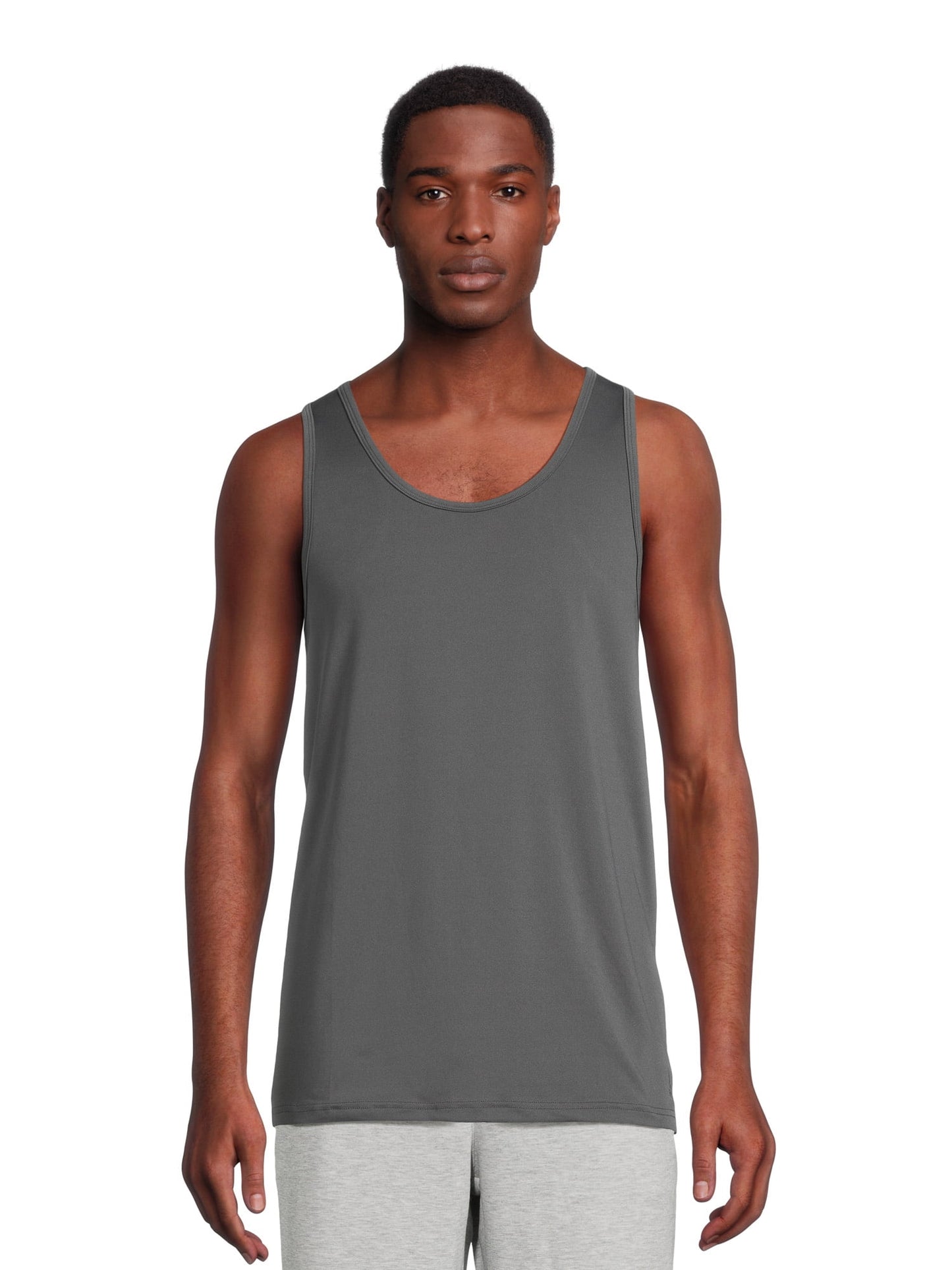 Paquete de 3 Camiseta sin mangas Reebok 🔺 Tela performance color negro y gris Talla M y L