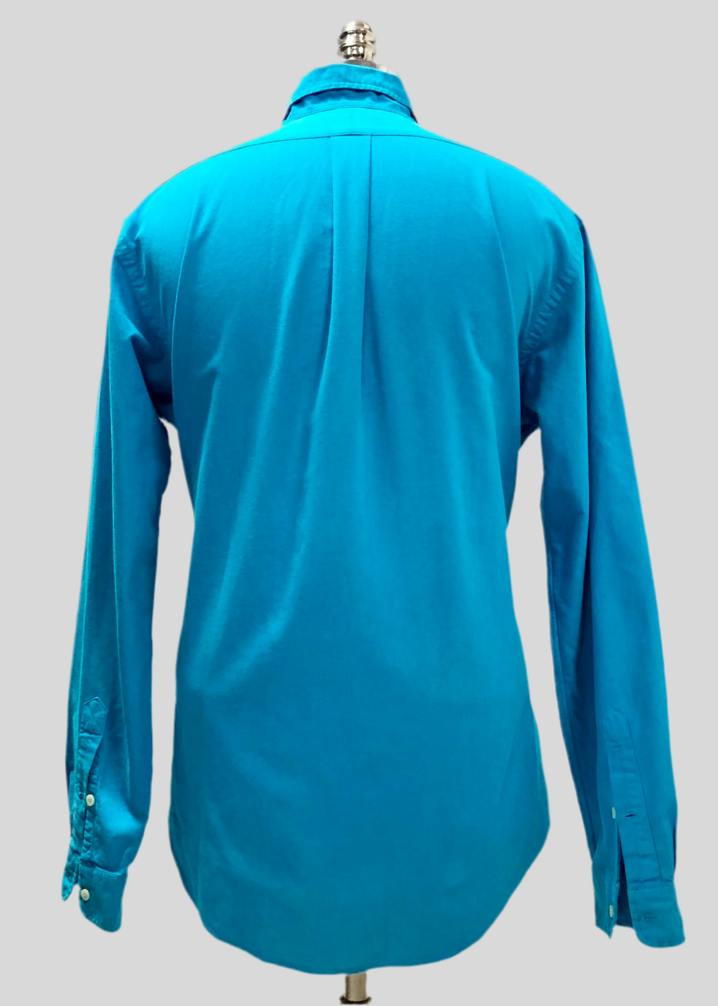 Camisa de botones Polo Ralph Lauren 🏇🏼 Oxford en color turquesa Talla XL Entalle Custom (ver descripción)