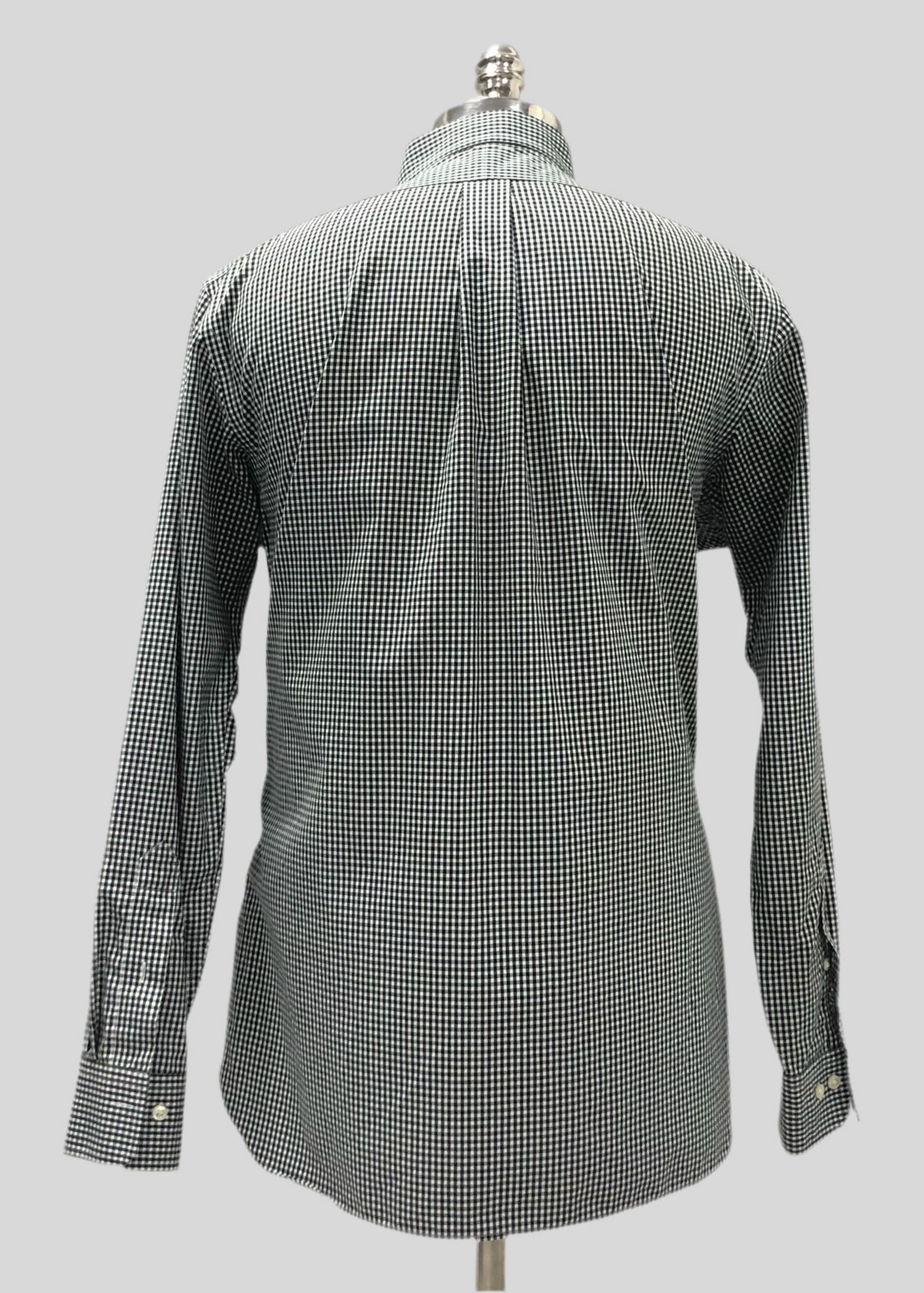 Camisa Polo Ralph Lauren 🏇🏼 con patron de cuadros negro y blanco Talla L Entalle Regular