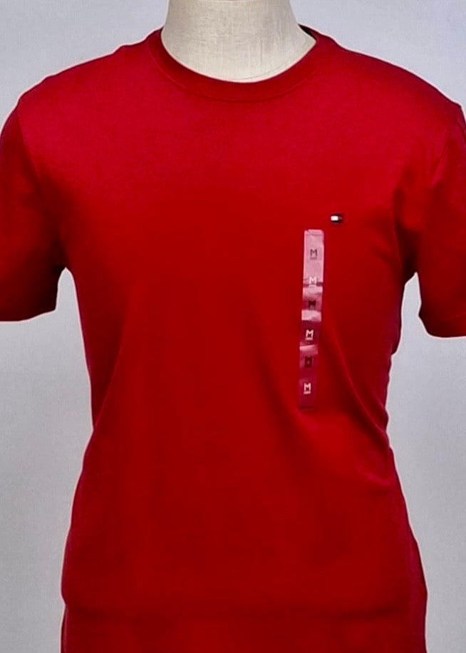 Camiseta cuello Redondo Tommy Hilfiger 🇺🇸 color rojo Talla Medium