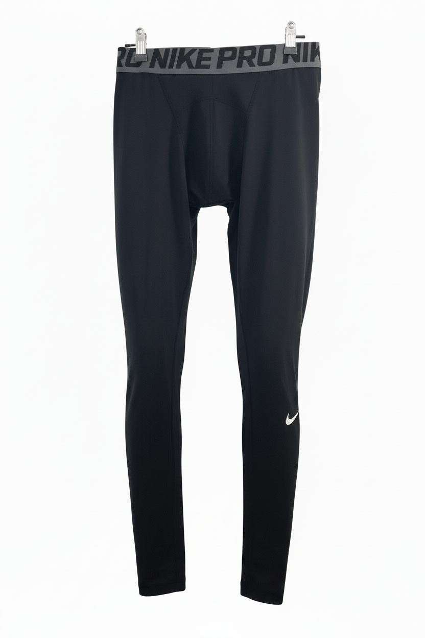 Malla de entrenamiento licra Nike ✔️ Pro Dri-FIT para hombre en Color negro cintura gris Talla S
