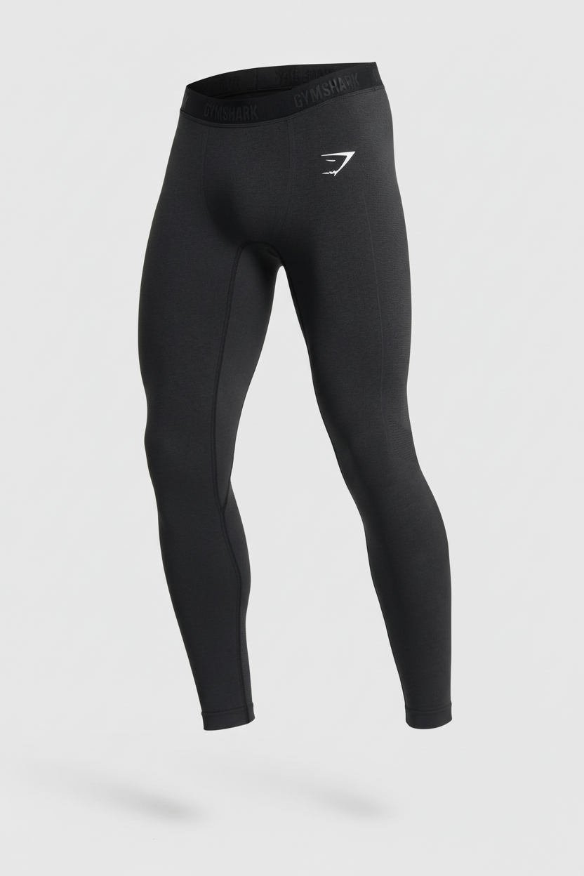 Malla de entrenamiento Gymshark 🏋🏽 para hombre en Color negro y logo en blanco Talla L