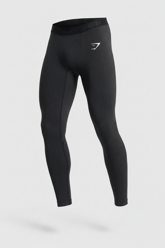 Malla de entrenamiento Gymshark 🏋🏽 para hombre en Color negro y logo en blanco Talla L