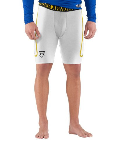 Short Deportivo de compresión Under Armour 🏋🏼‍♂️ Baselayer Tela performance Color blanco talla S