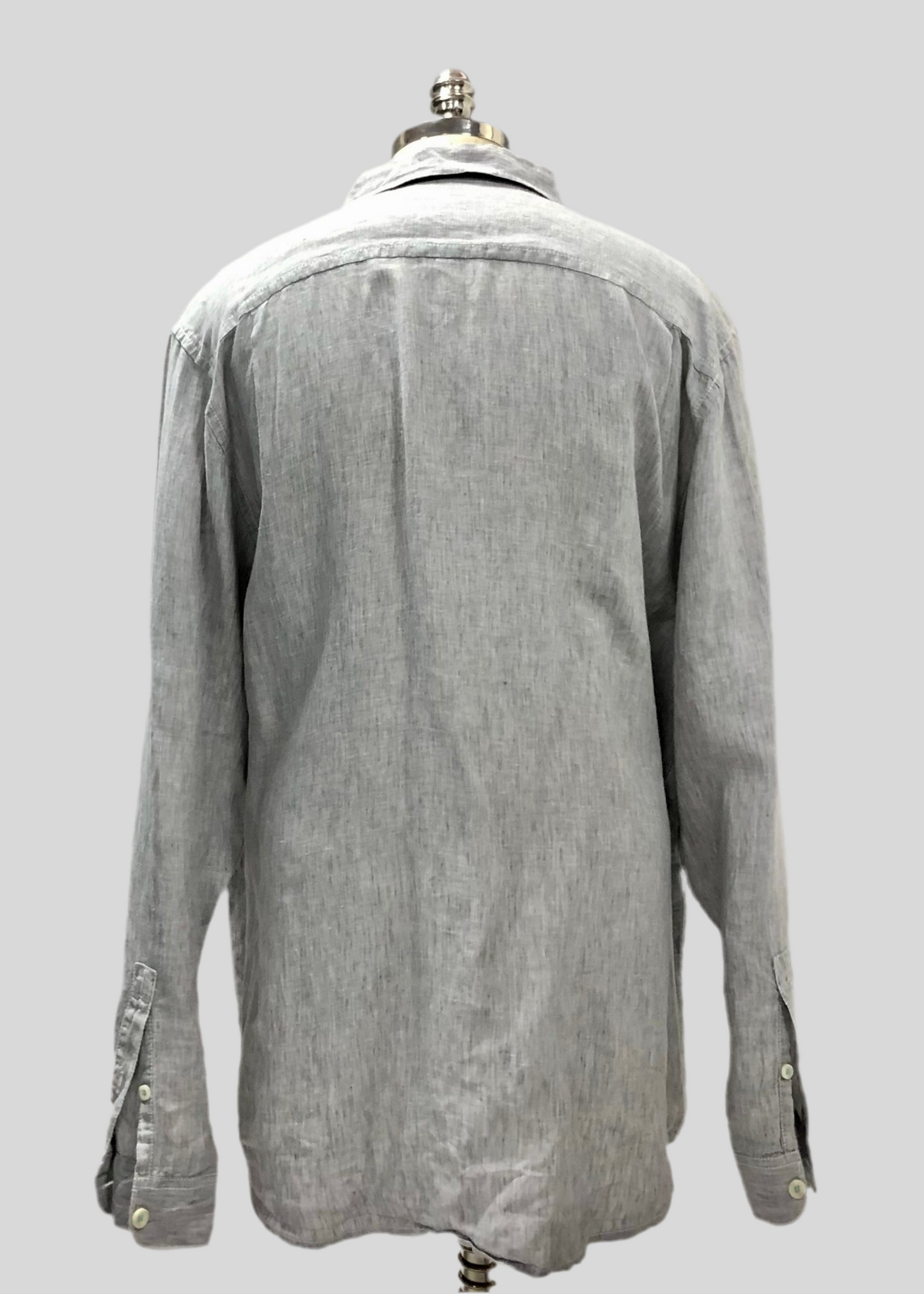 Camisa de botones Tommy Bahama 🌴 De lino en color gris claro Talla XXL Entalle Regular