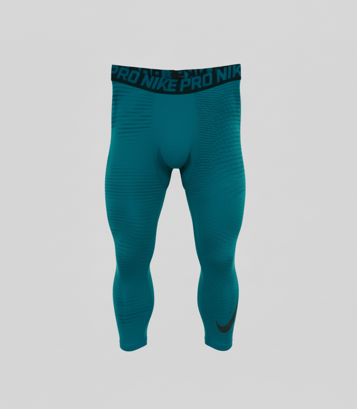 Mallas de entrenamiento licra Nike ✔️ Pro Dri-FIT 3/4 para hombre en Color verde esmeralda Talla XL