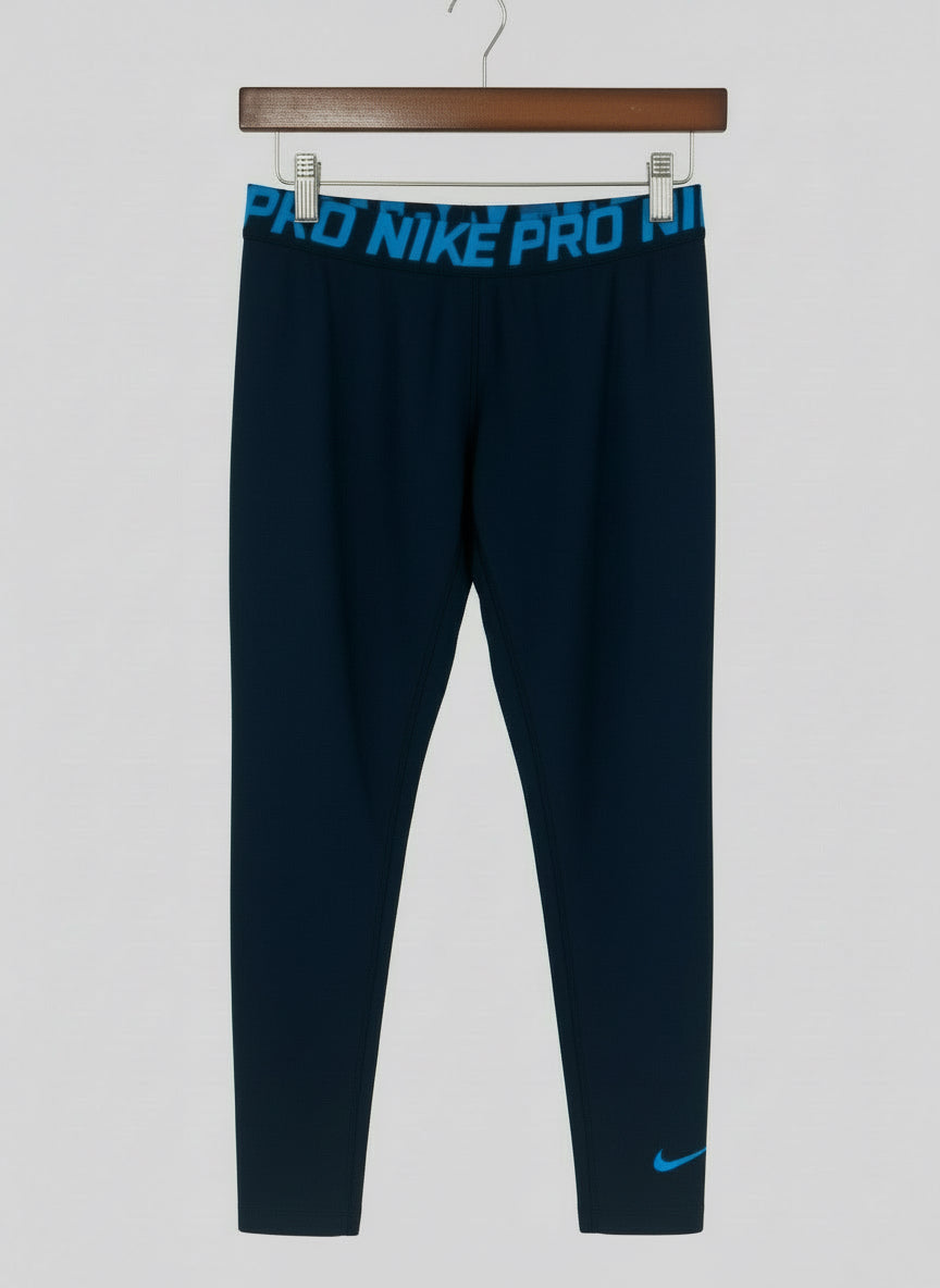 Mallas de entrenamiento Nike ✔️ Pro Dri-FIT 3/4 para hombre en Color azul navy Talla M
