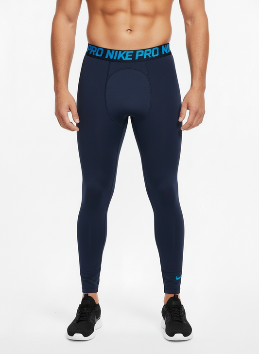 Mallas de entrenamiento Nike ✔️ Pro Dri-FIT 3/4 para hombre en Color azul navy Talla M