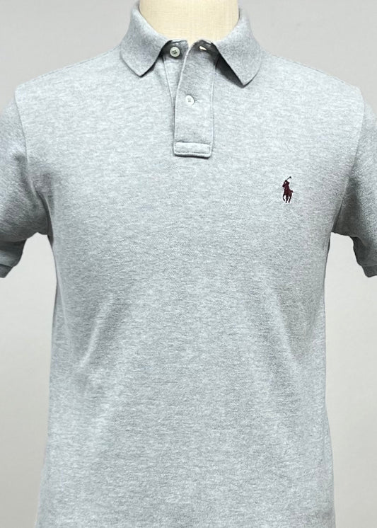 Camiseta Polo Ralph Lauren 🏇🏼 color gris claro Talla M Entalle Custom Fit