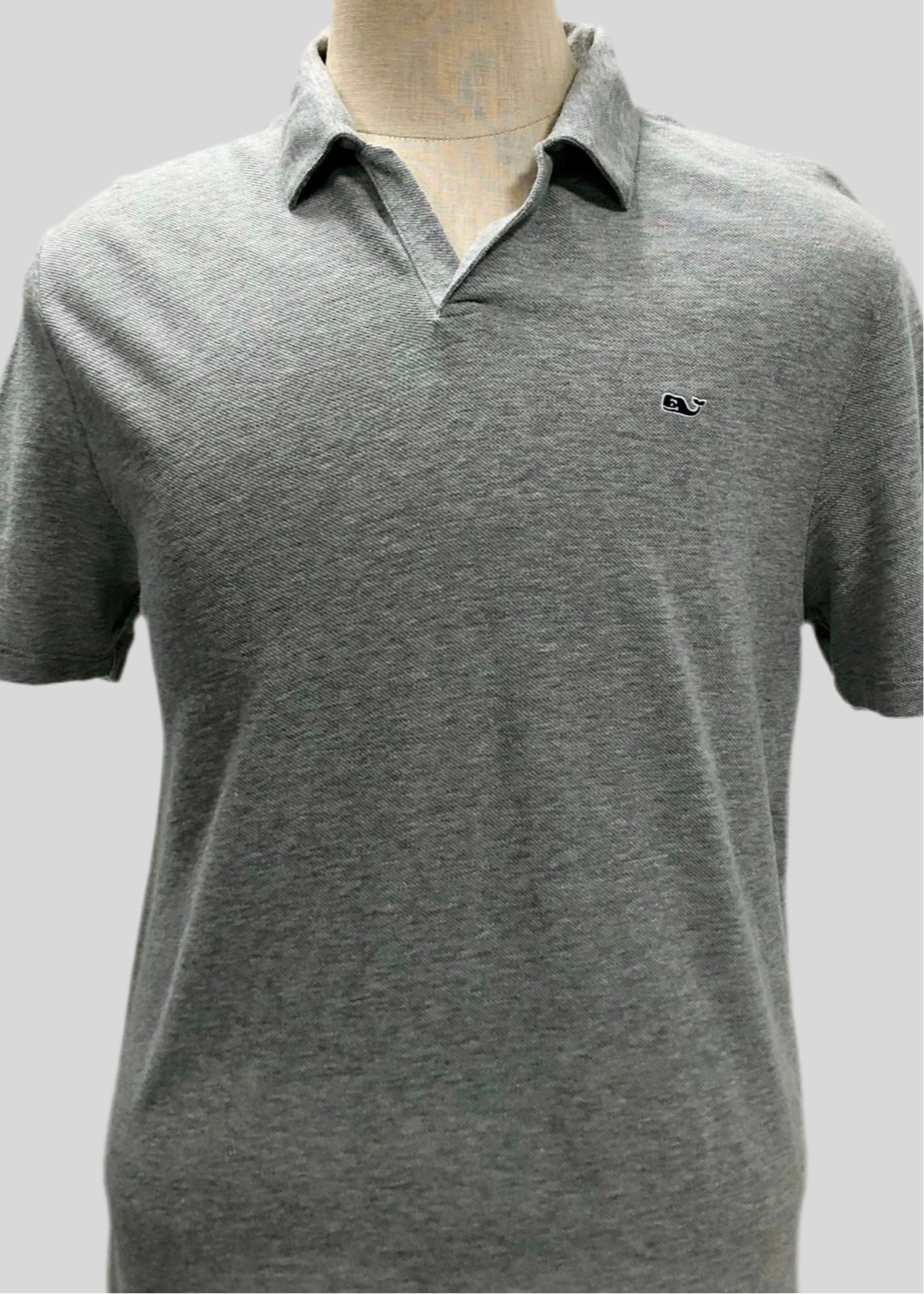 Camiseta Polo Vineyard Vines 🐳 Color gris Talla M Entalle Regular