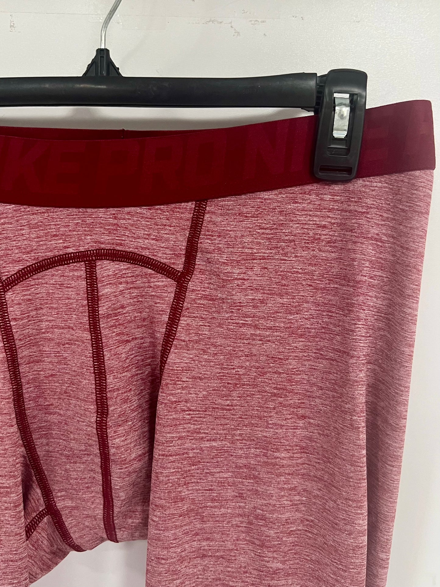 Mallas de entrenamiento licra Nike ✔️ Pro Dri-FIT 3/4 para hombre en Color rojo y blanco Talla XL