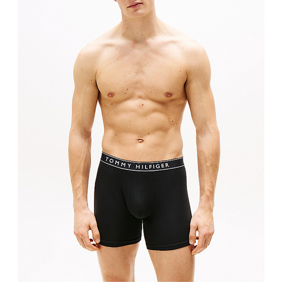 Boxer Briefs Tommy Hilfiger 🇺🇸  Tela algodón stretch color azul navy Talla L