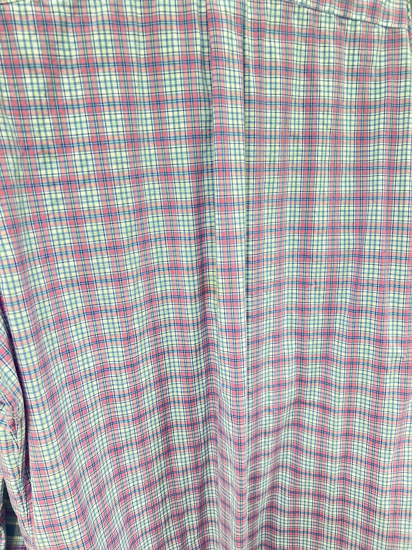 Camisa de botones Polo Ralph Lauren 🏇🏼 con patron de cuadros Rojo, azul y blanco Talla XL Entalle Slim Fit (ver descripción)
