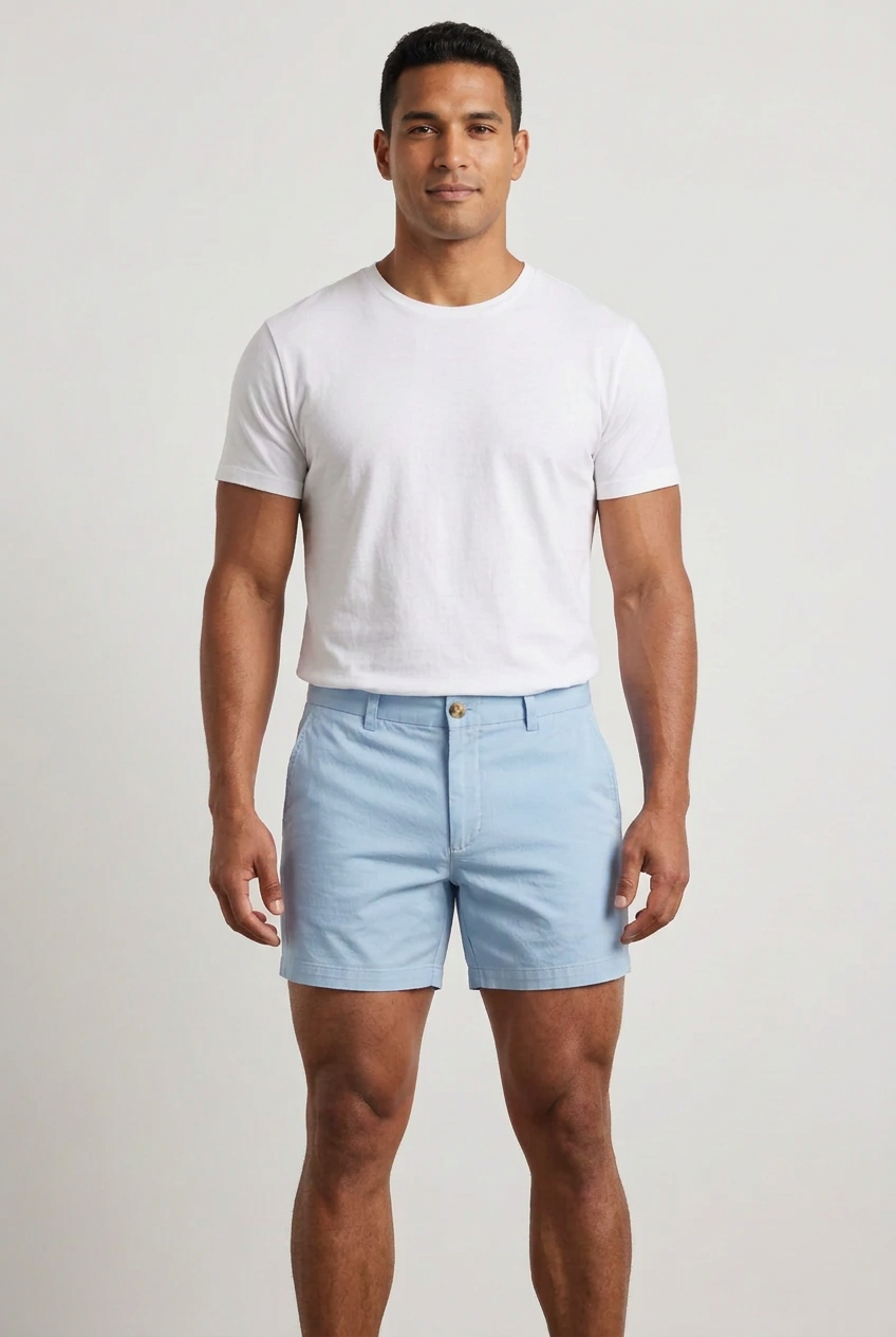 Short Casual Vineyard Vines 🐳 color celeste talla 32