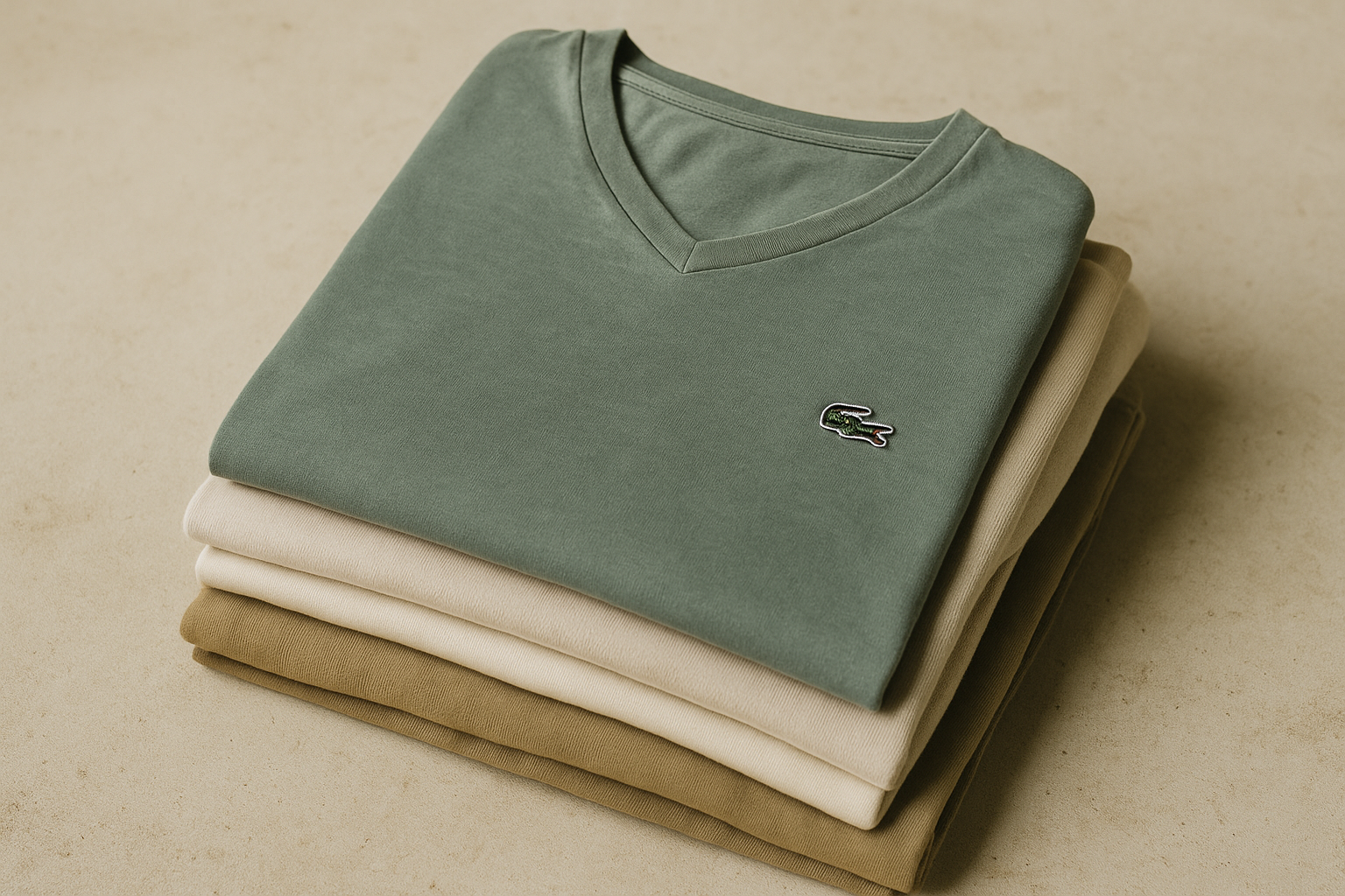 Apilado con otras prendas