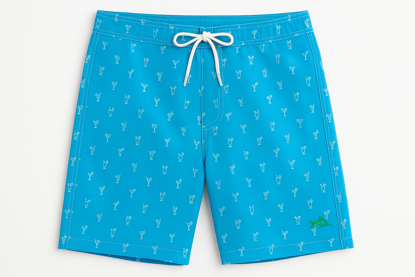 Boardshort Color #06a5cc Cócteles y Piña Coladas