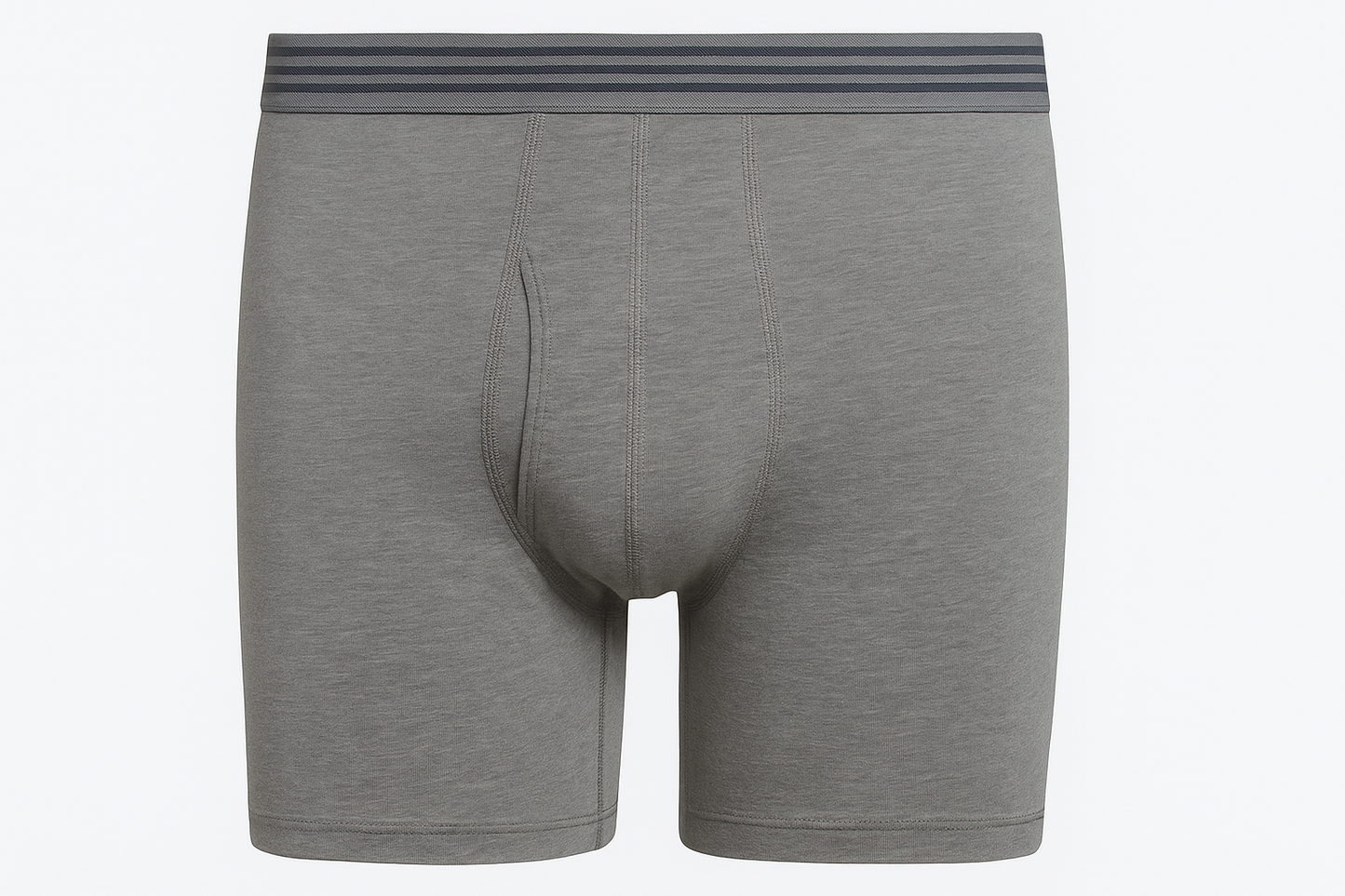 Boxer Adidas gris con cinturilla de líneas