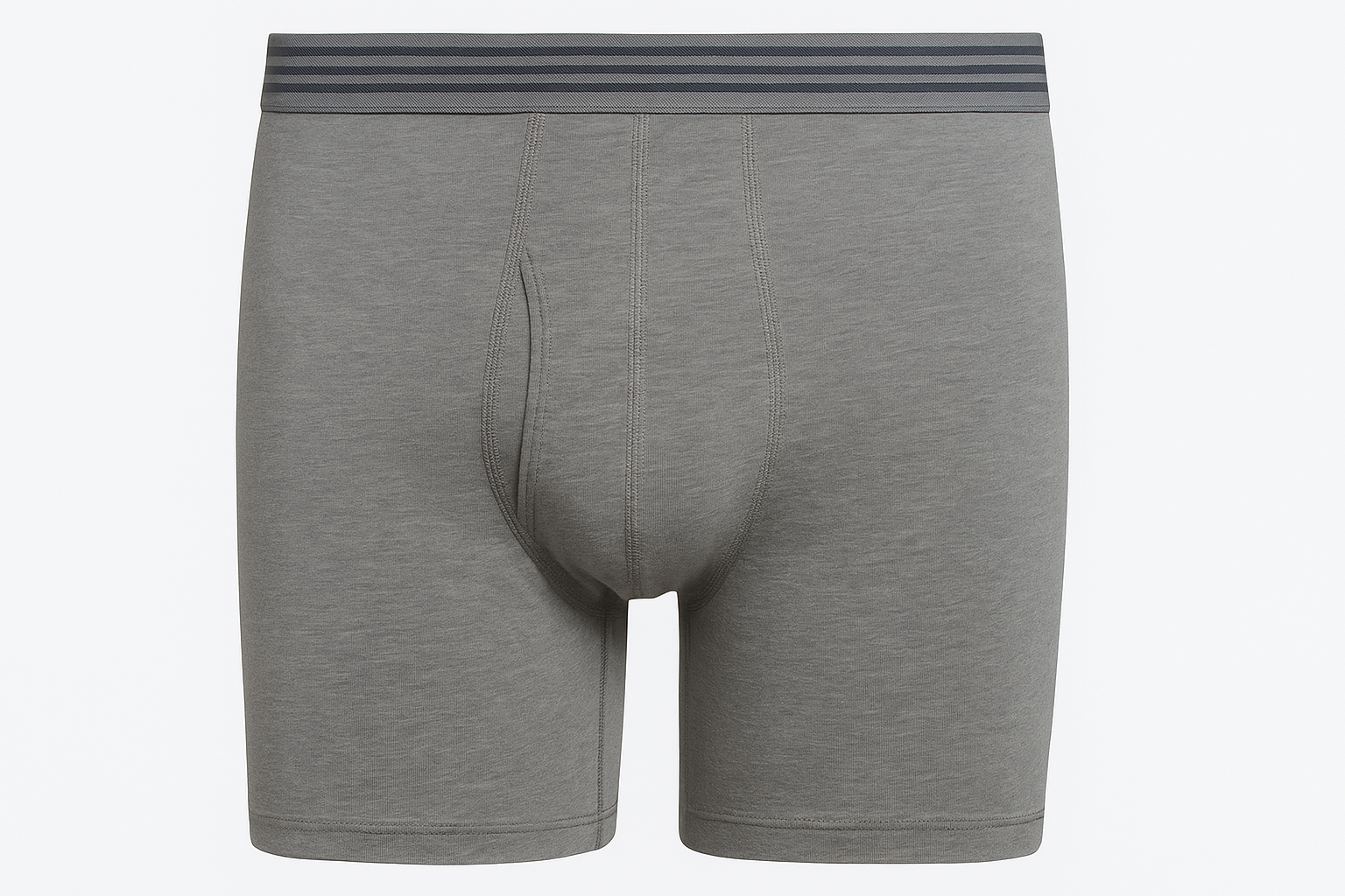 Boxer Adidas gris con cinturilla de líneas