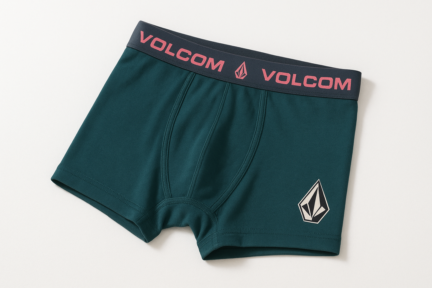 Boxer doblado - logo blanco y negro