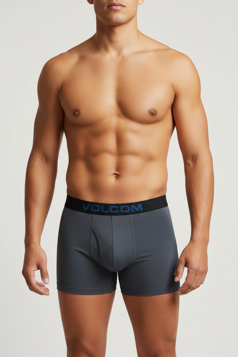Boxer gris oscuro Volcom - Copa muy marcada