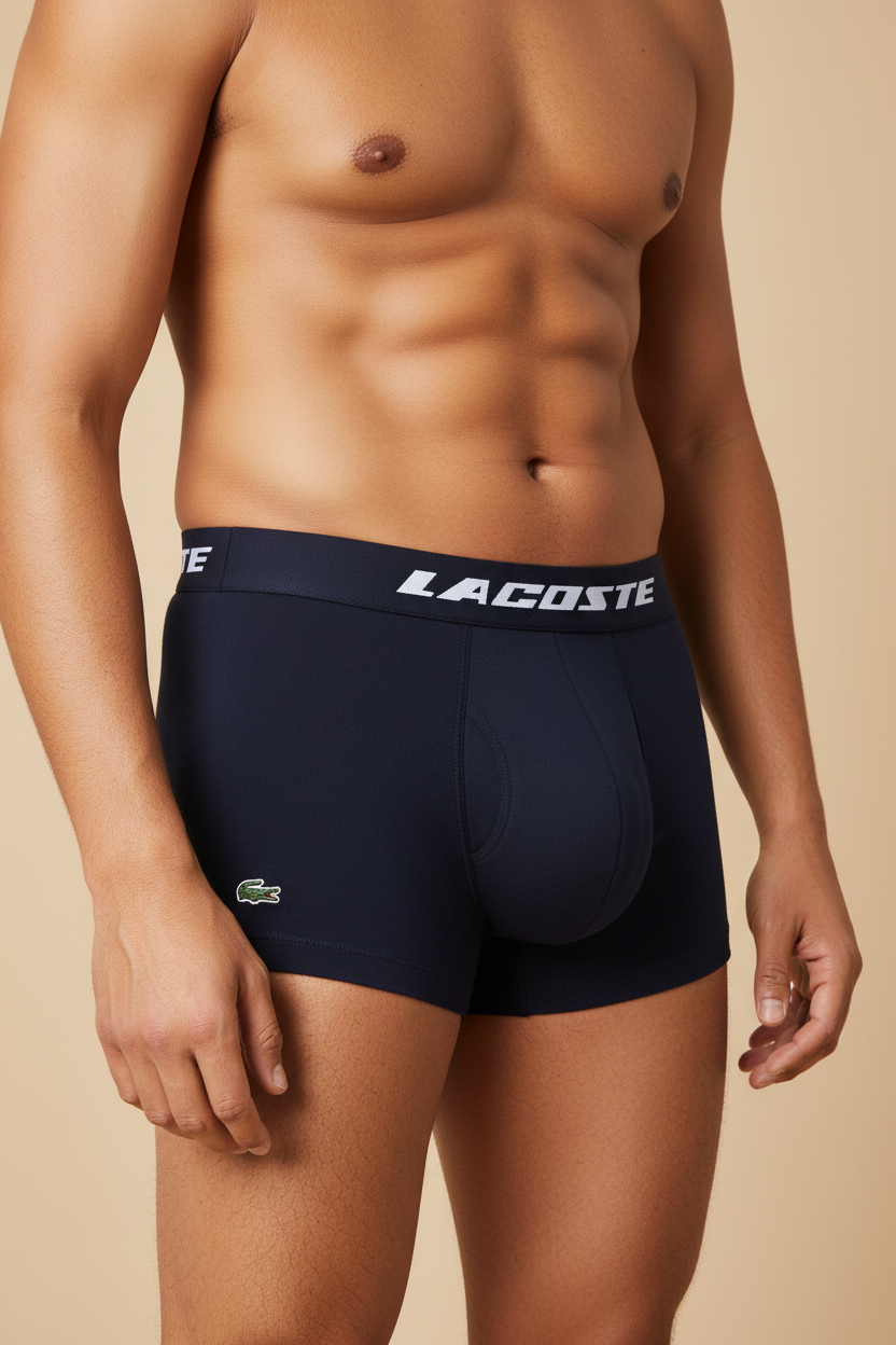 Boxer Lacoste - Close-up copa muy marcada