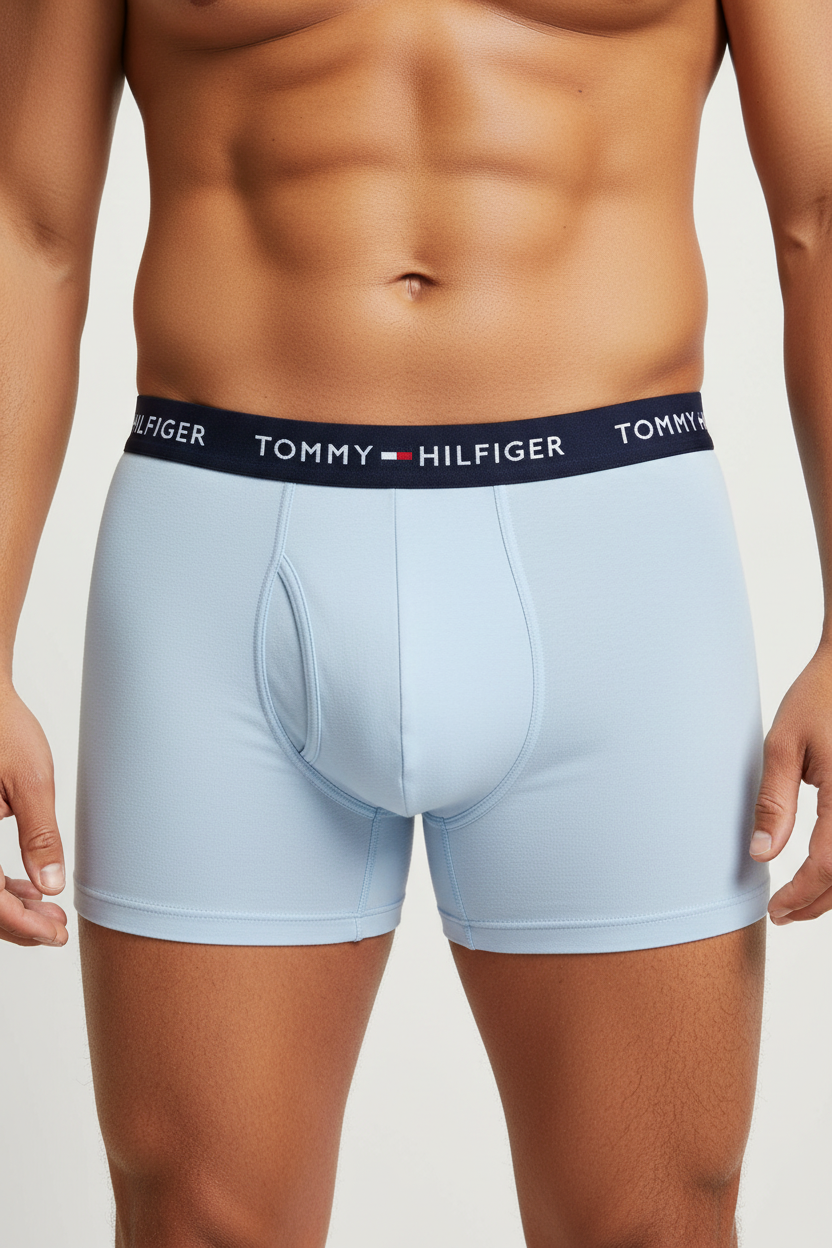 Boxer largo Tommy Hilfiger - Close-up copa muy marcada